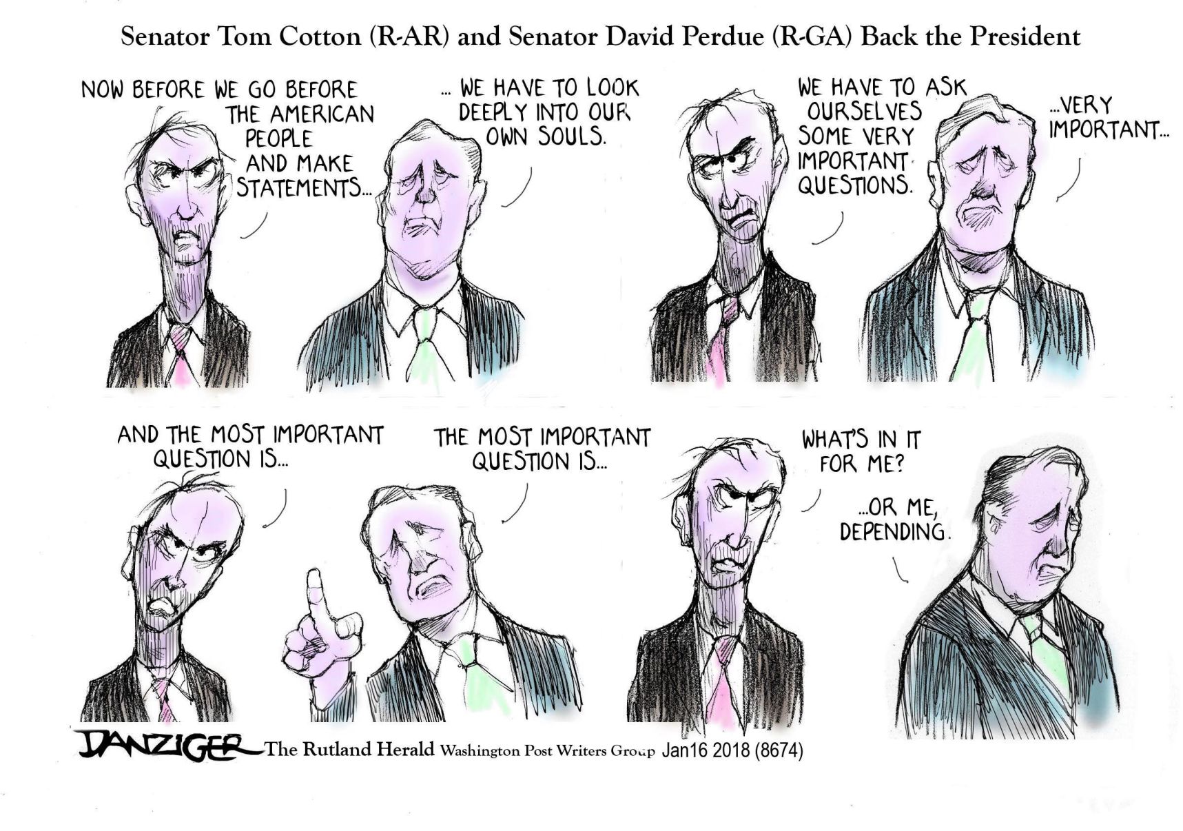 Jeff Danziger cartoon